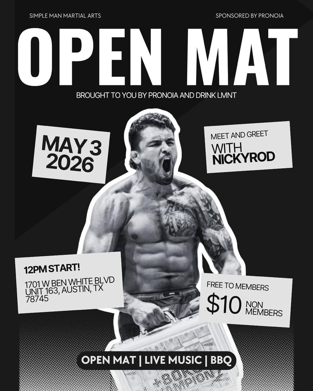 Open Mat with Nicky Rod