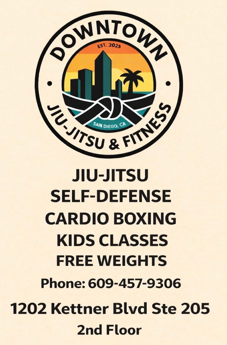 Downtown Jiu Jitsu and Fitness SD logo