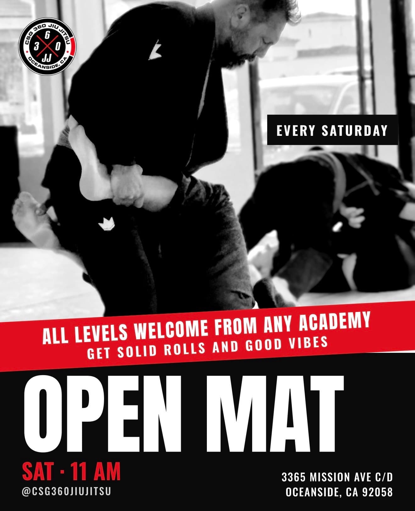 Open Mat - Everyone welcome!