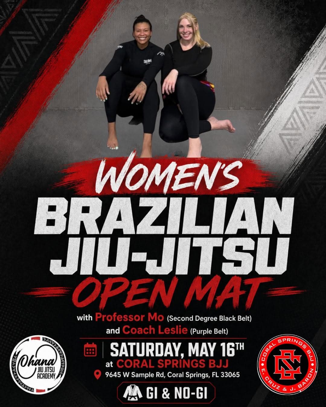 Women's Brazilian Jiu-Jitsu Open Mat