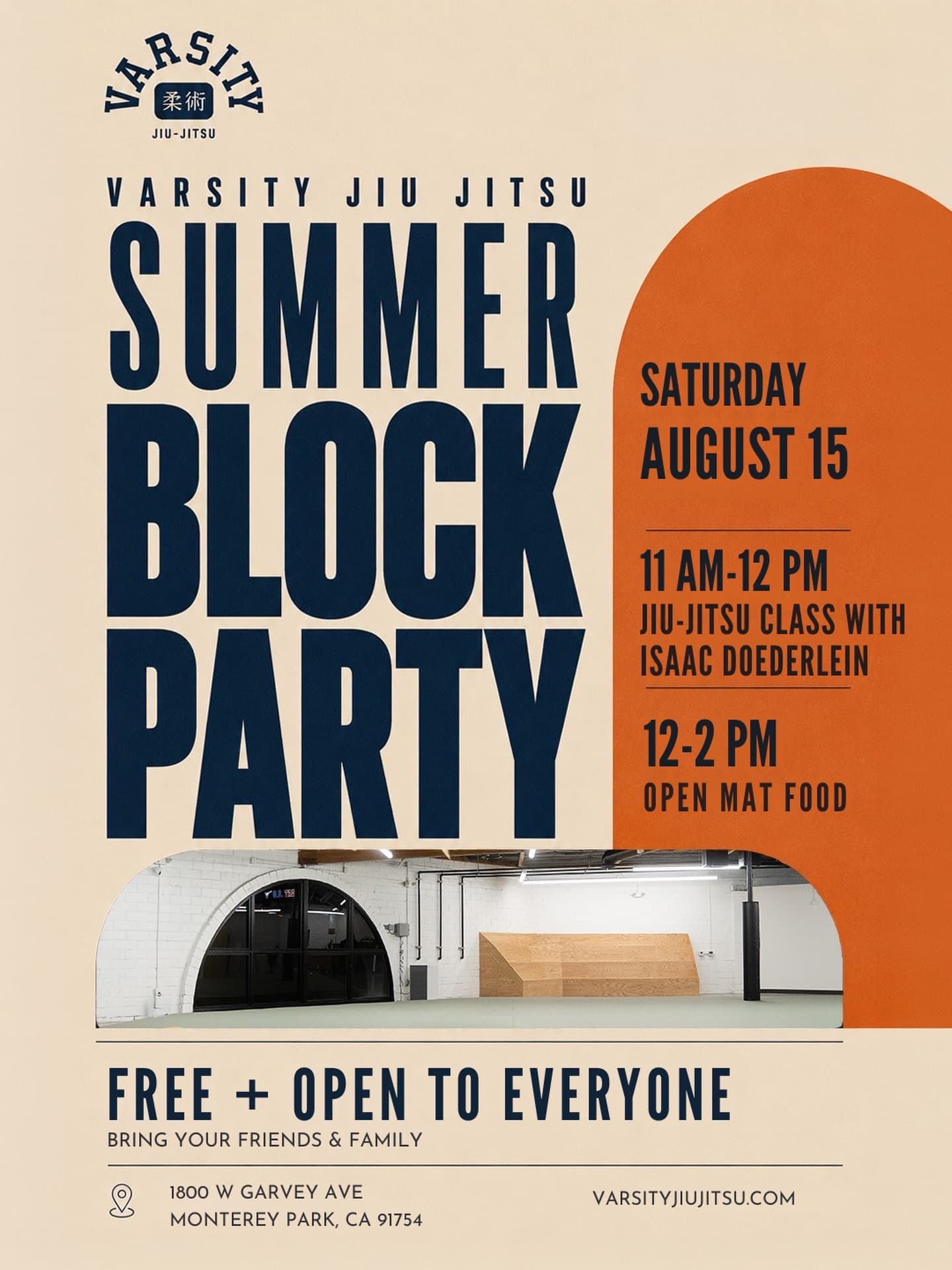 Varsity Jiu Jitsu Summer Block Party