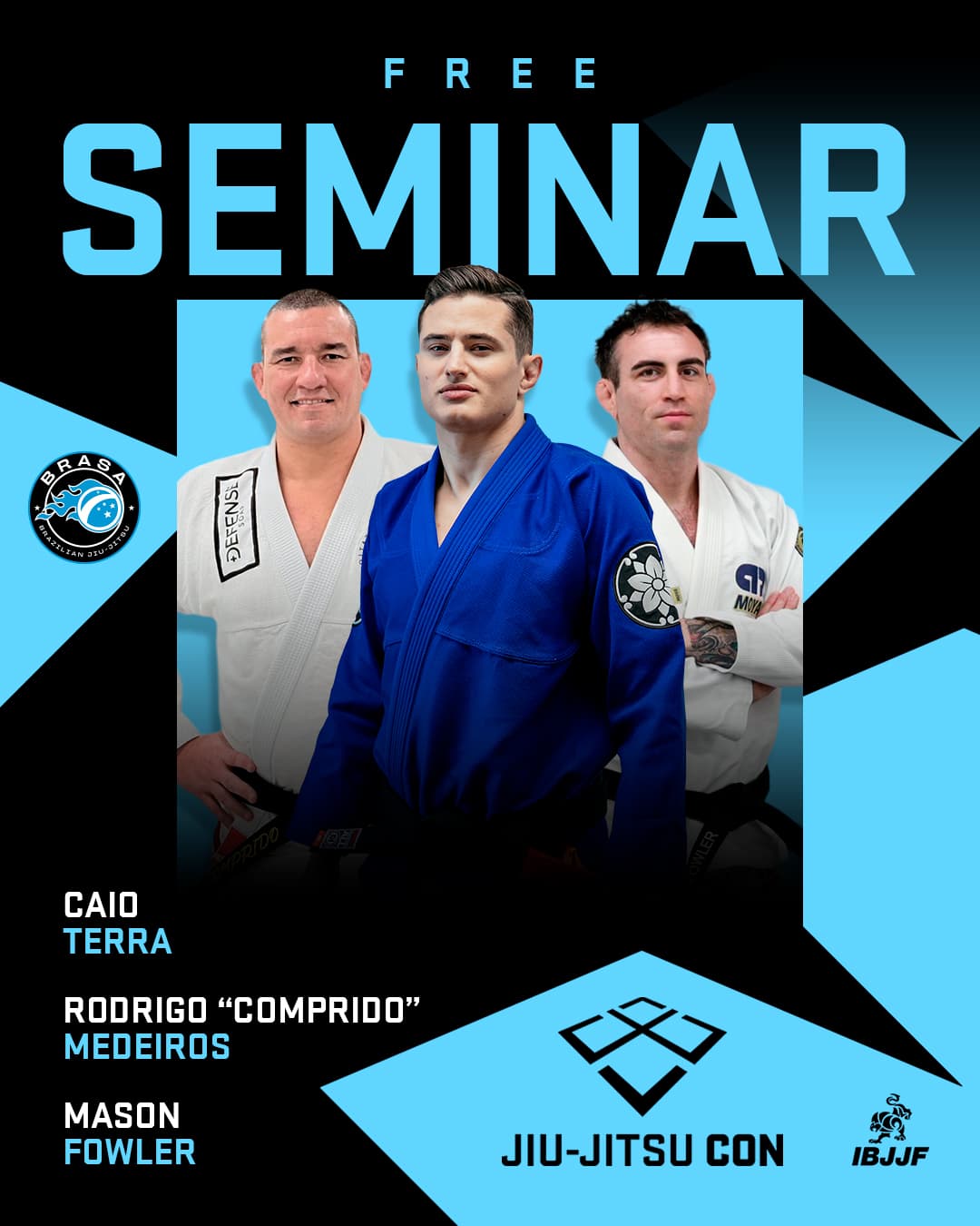 Jiu-Jitsu Con 2026 (Brasa CTA Free Seminar)