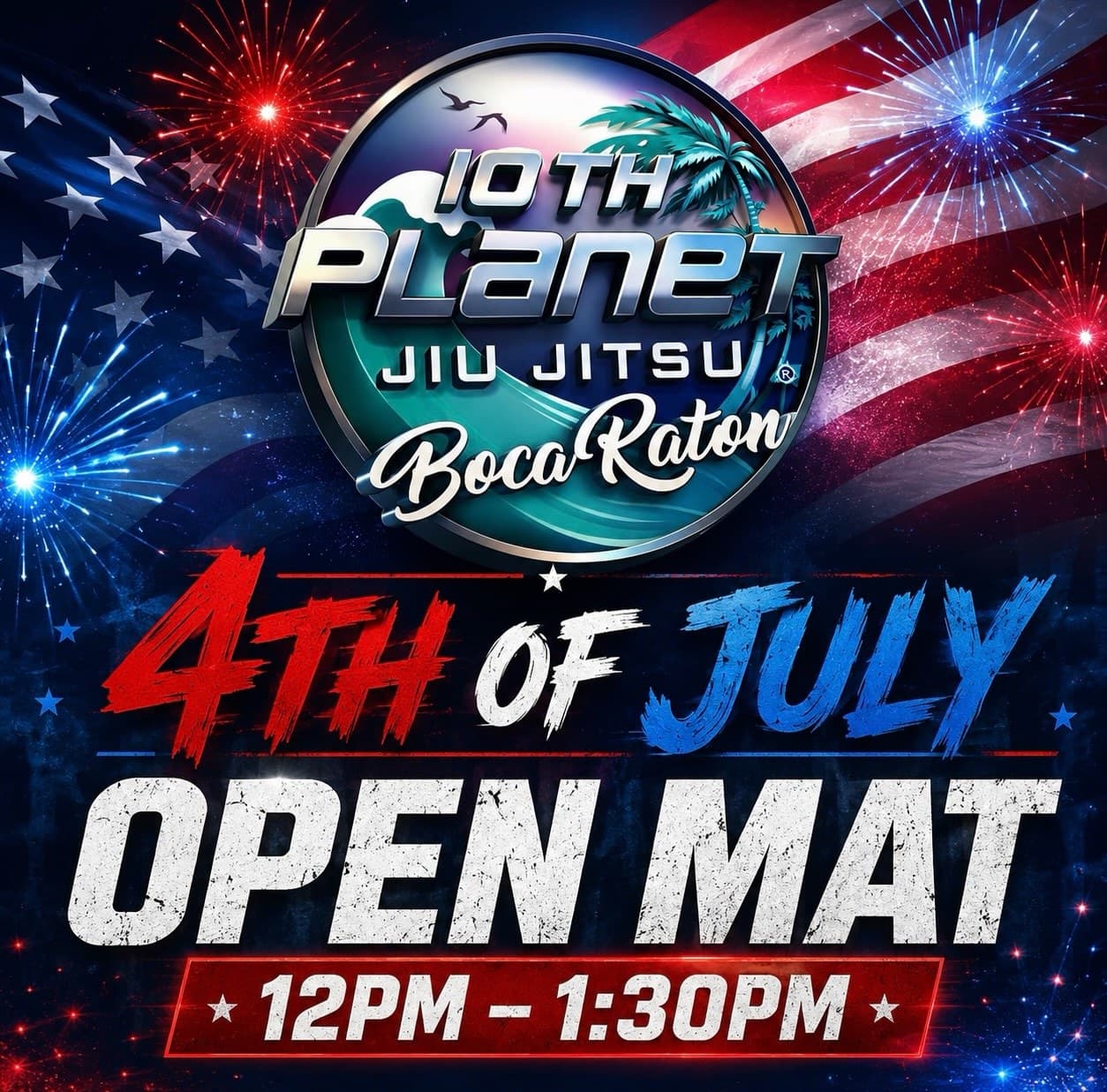 4th of July Open Mat at 10th Planet Boca Raton
