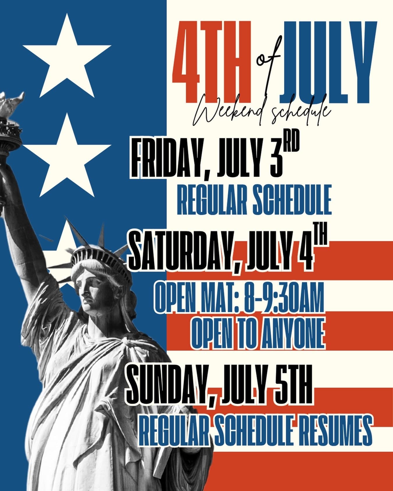 July 4th Open Mat