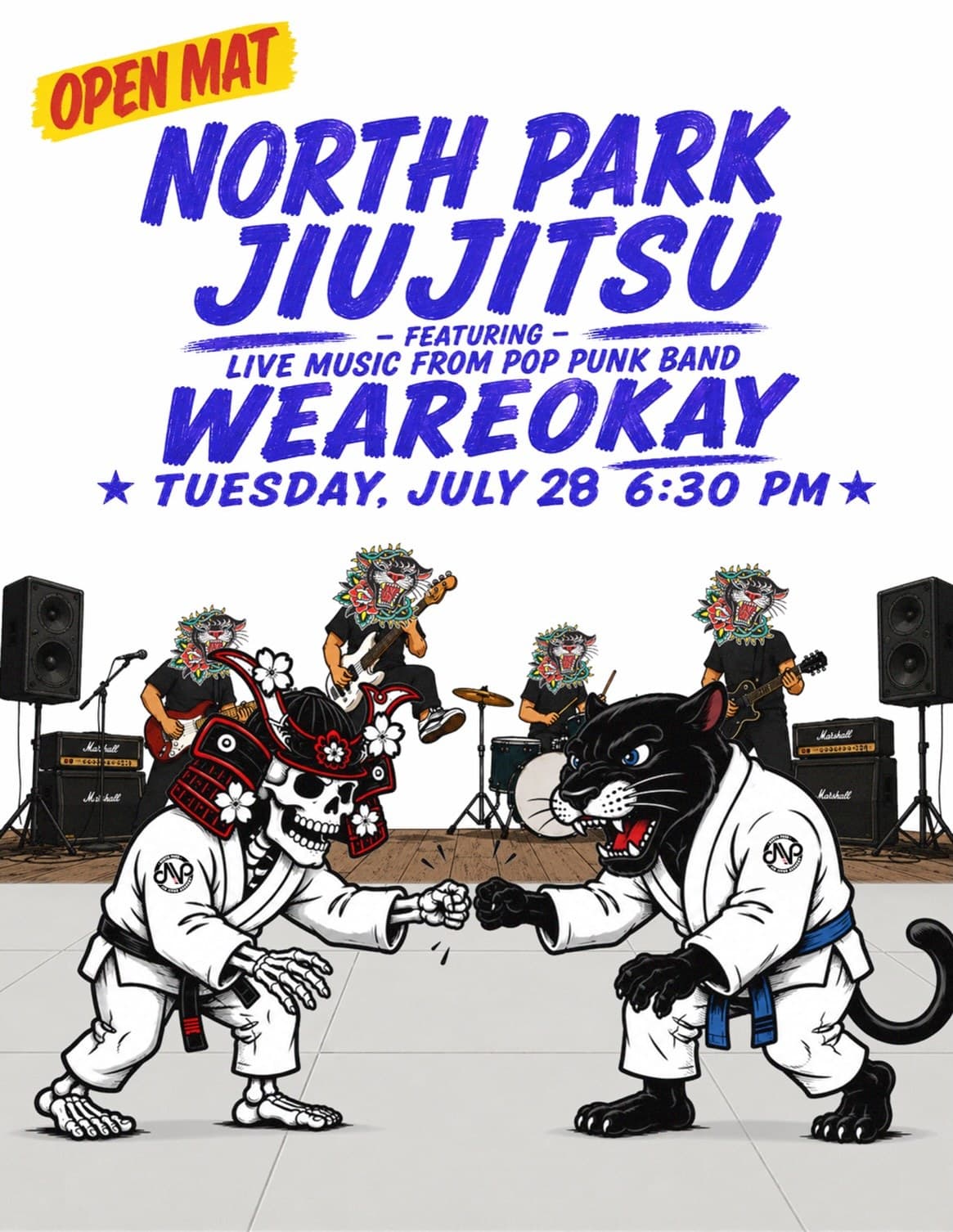 North Park Jiu Jitsu Open Mat ft. Live Music from WEAREOKAY