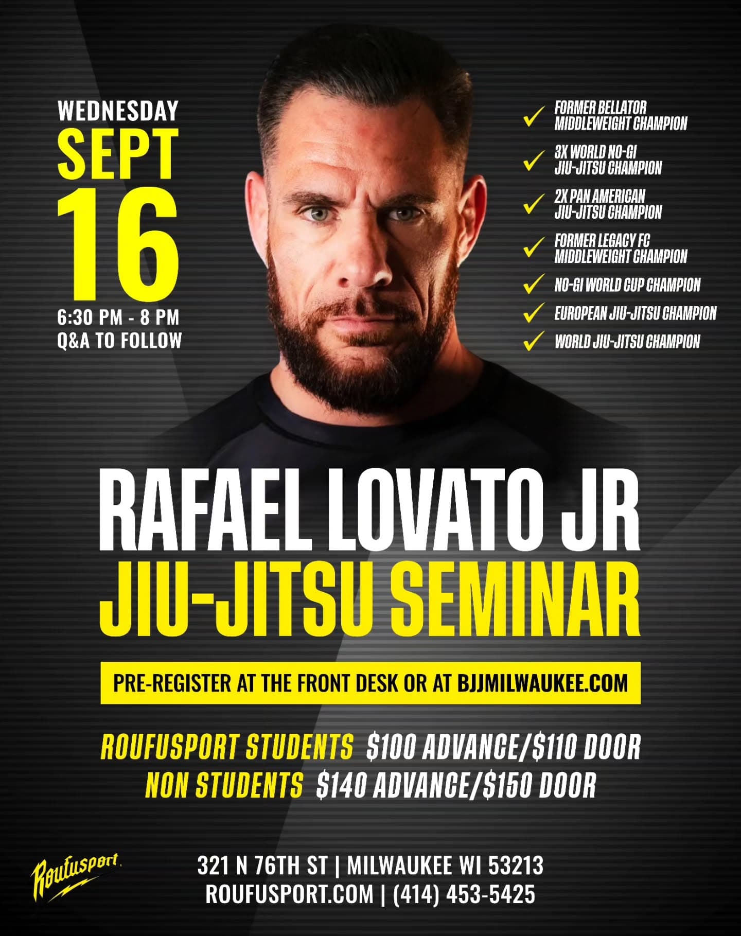 Rafael Lovato Jr. Jiu-Jitsu Seminar