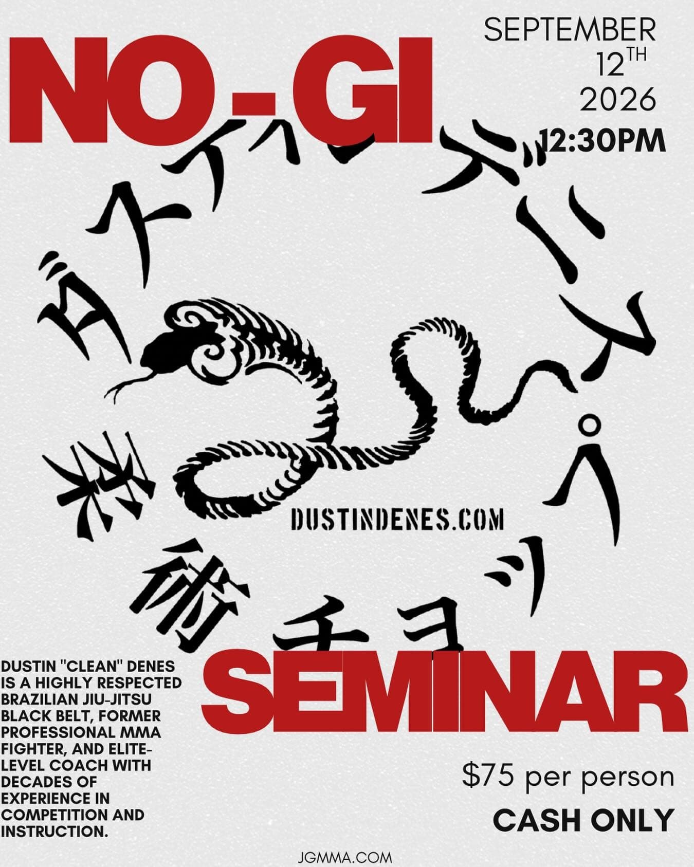 Dustin Denes No-Gi Seminar