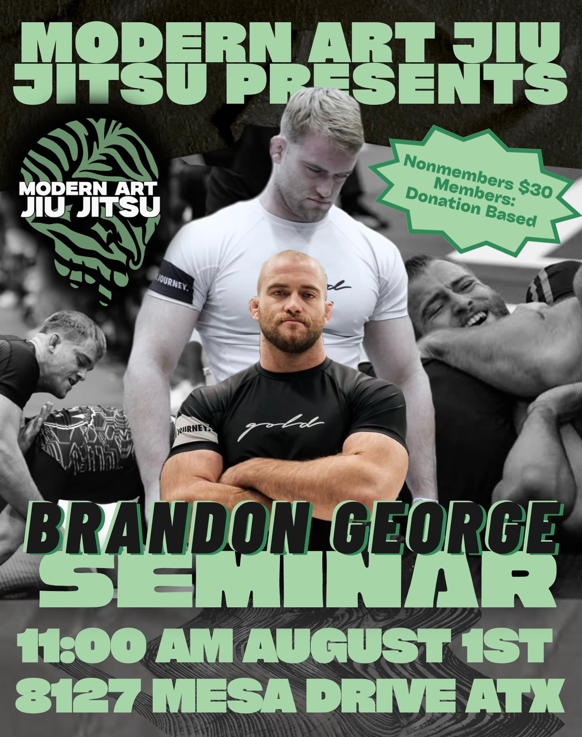 Brandon George Seminar at Modern Art Jiu Jitsu