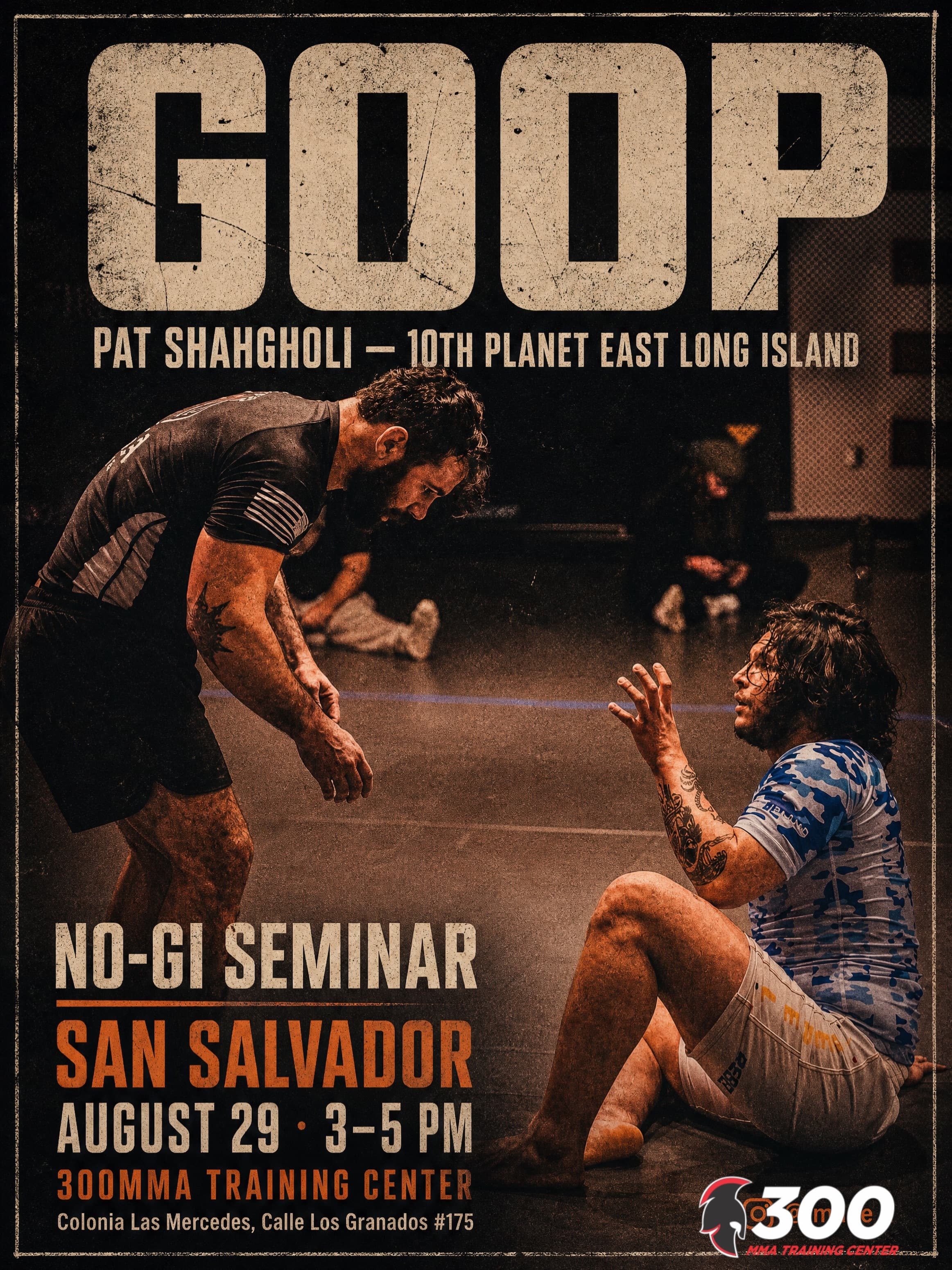 Pat "Goop" Shahgholi No-Gi Seminar