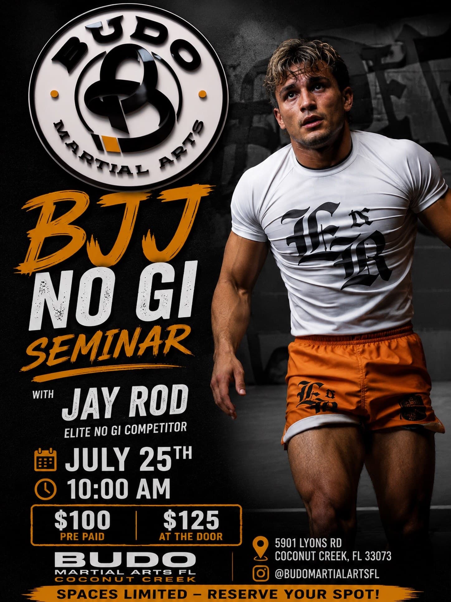 Jay Rod No-Gi Seminar at Budo Martial Arts FL