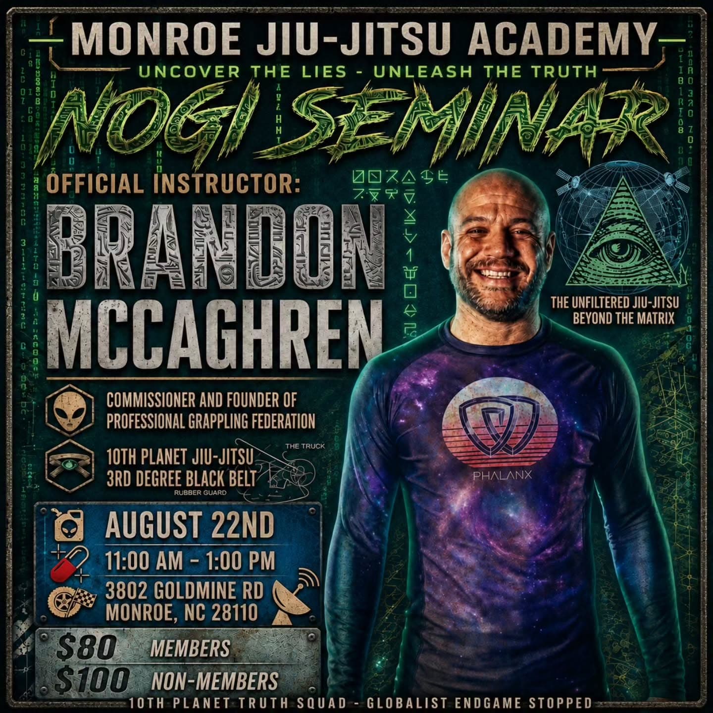 Brandon McCaghren No-Gi Seminar