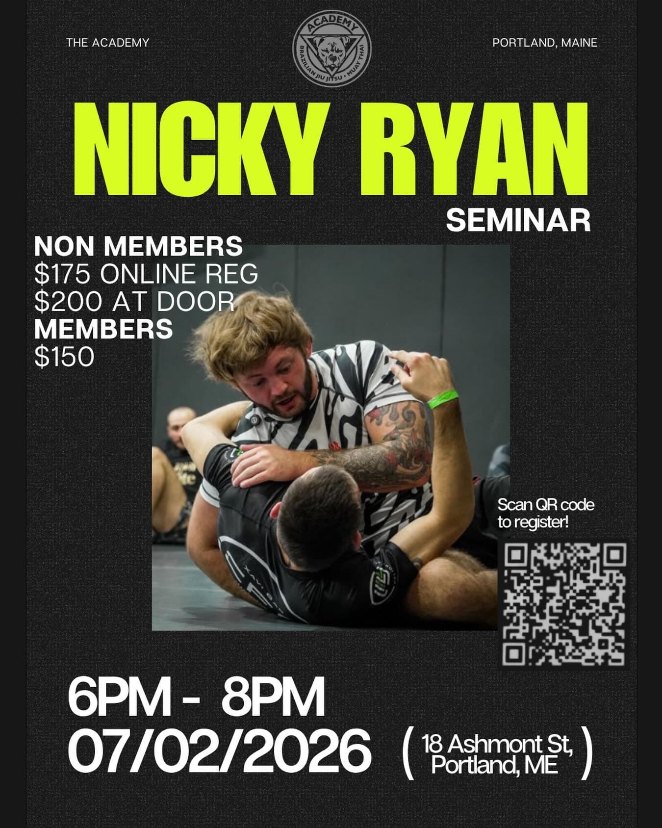 Nicky Ryan Seminar