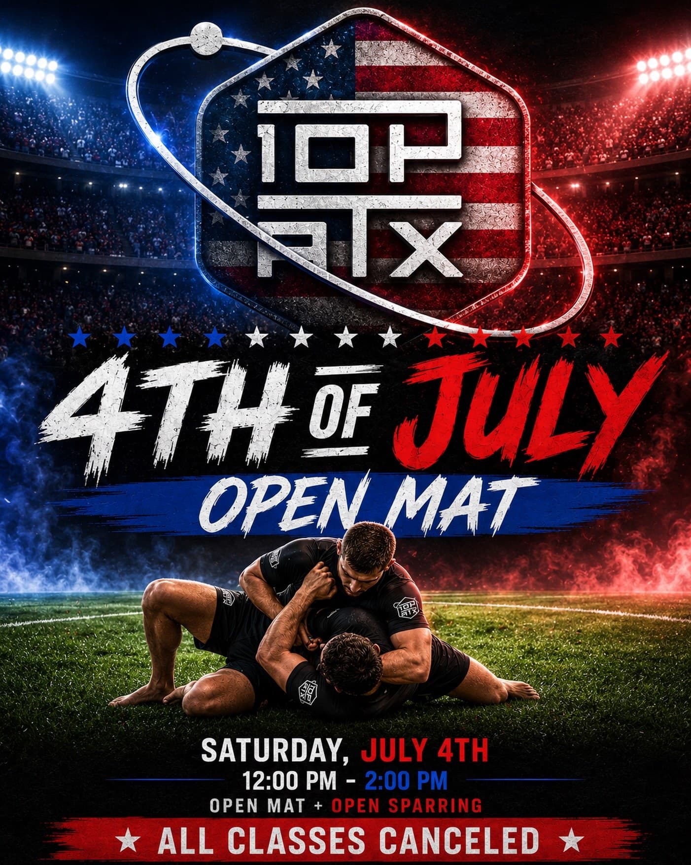 10th Planet Austin 4th of July Open Mat