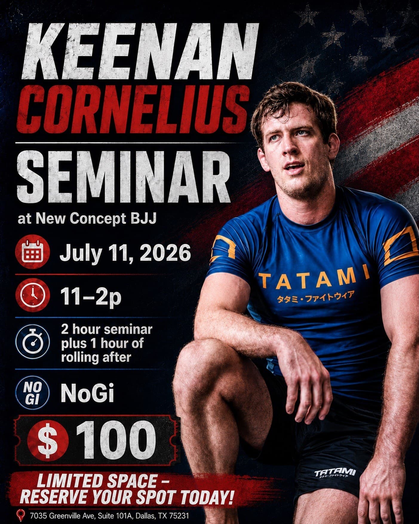 Keenan Cornelius Seminar at New Concept BJJ