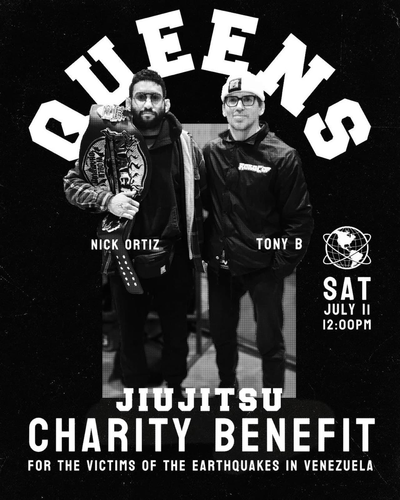 Queens Jiu Jitsu Charity Benefit for Venezuela Earthquake Relief
