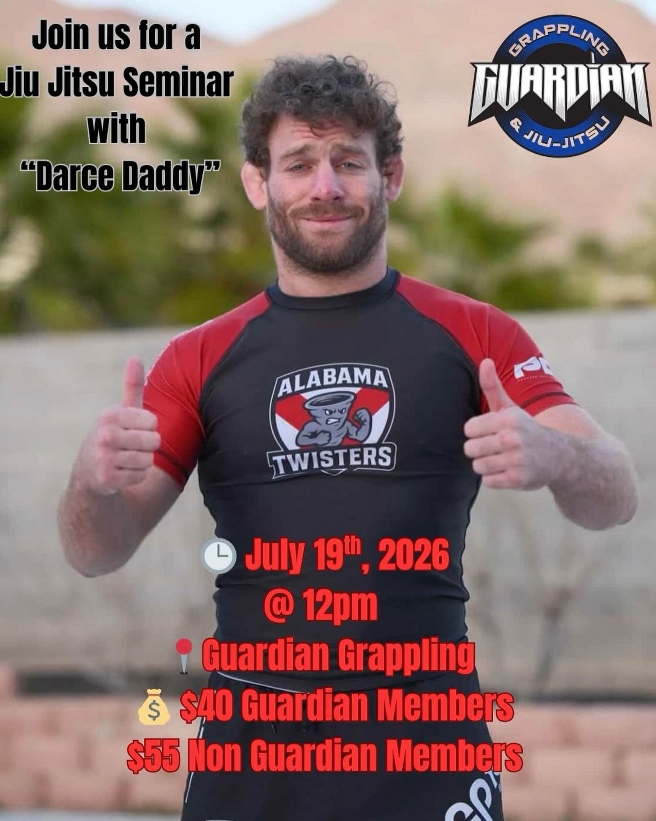 Darce Daddy Seminar at Guardian Grappling