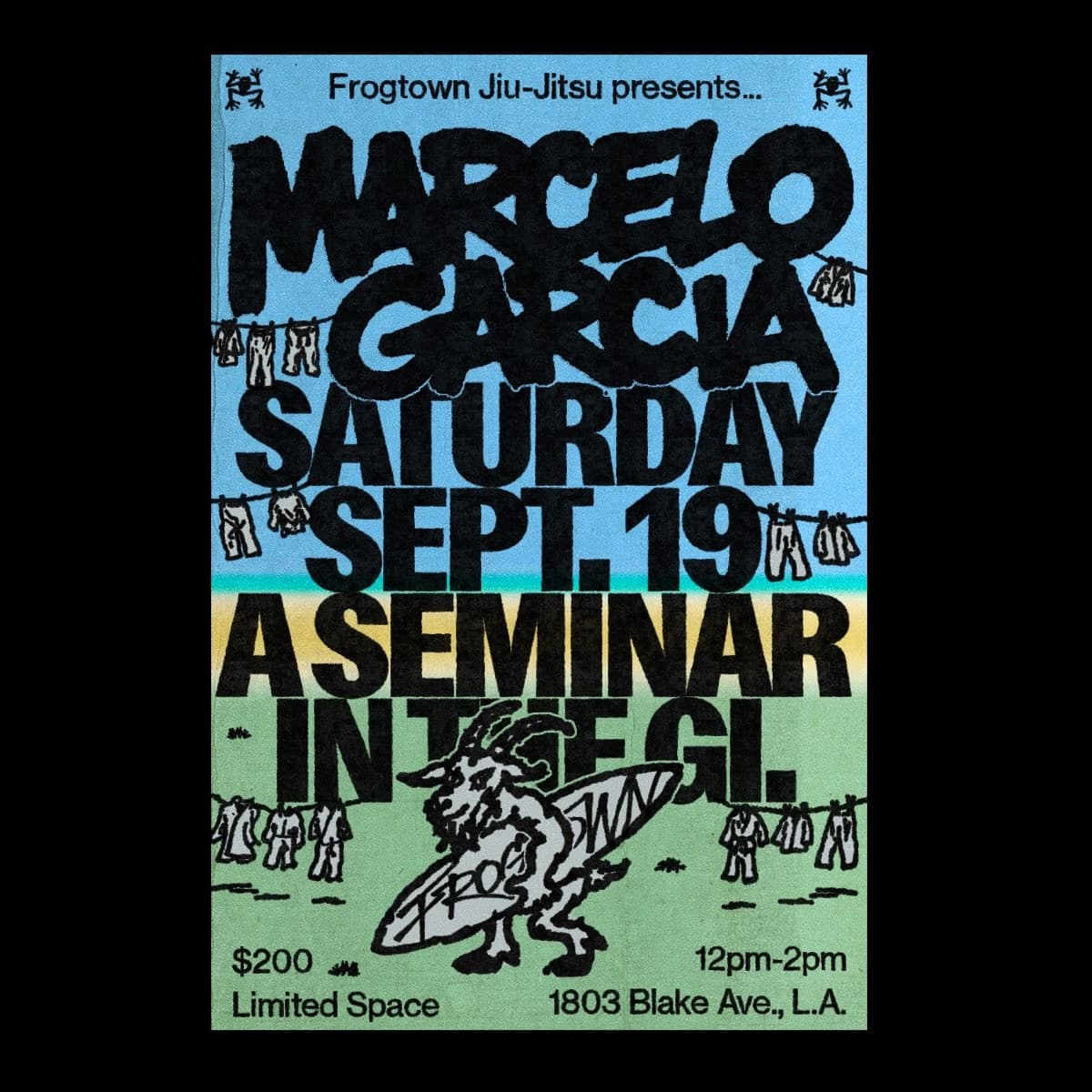 Marcelo Garcia Gi Seminar at Frogtown Jiu-Jitsu