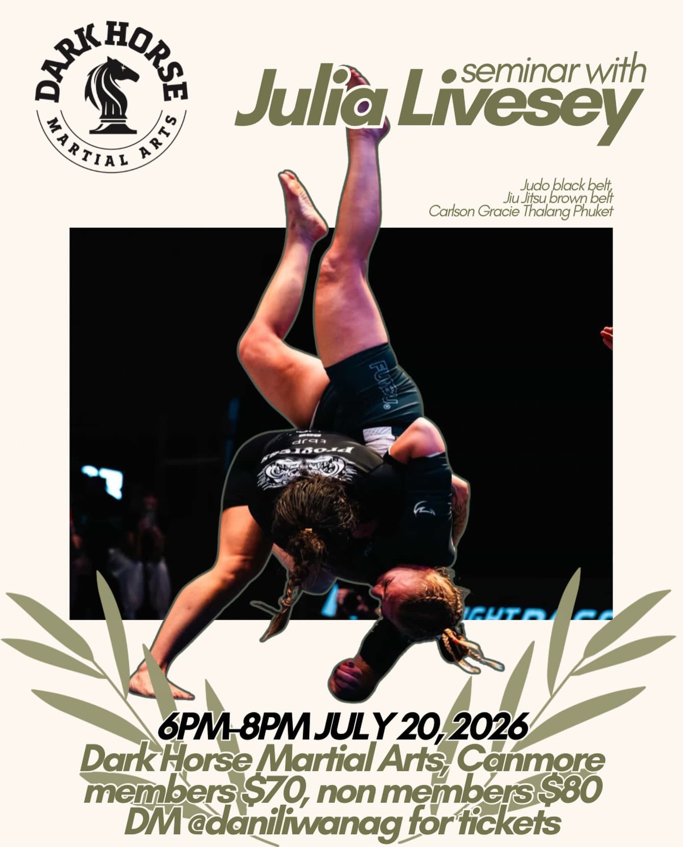 Julia Livesey Judo Seminar