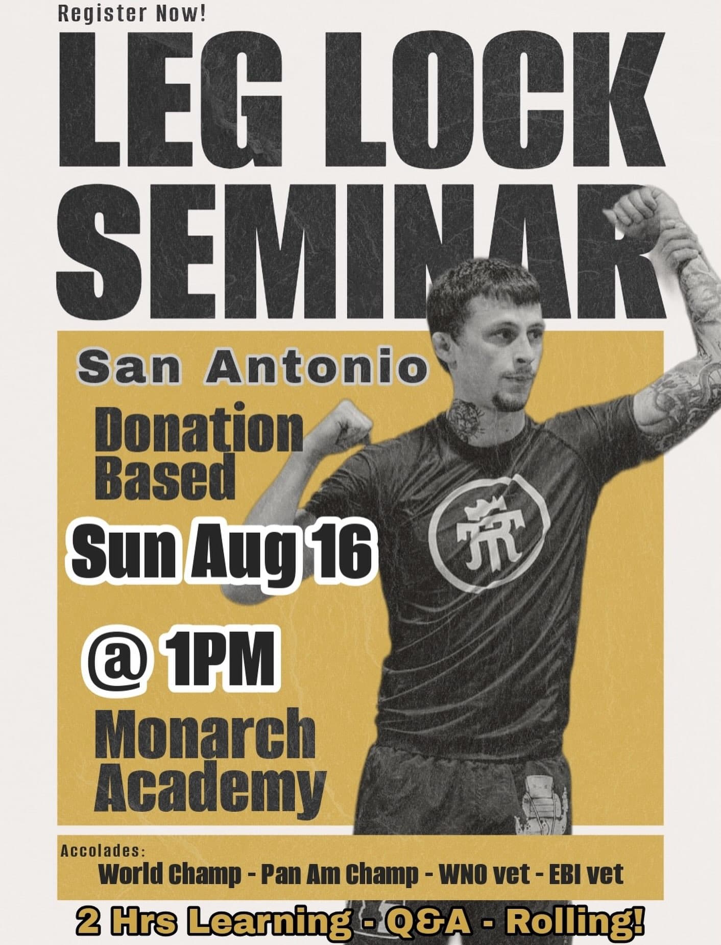 Grayson Henley Leg Lock Seminar
