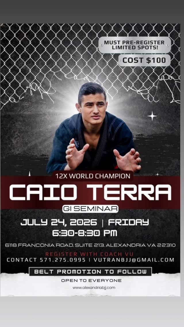 Caio Terra Seminar – Northern Virginia