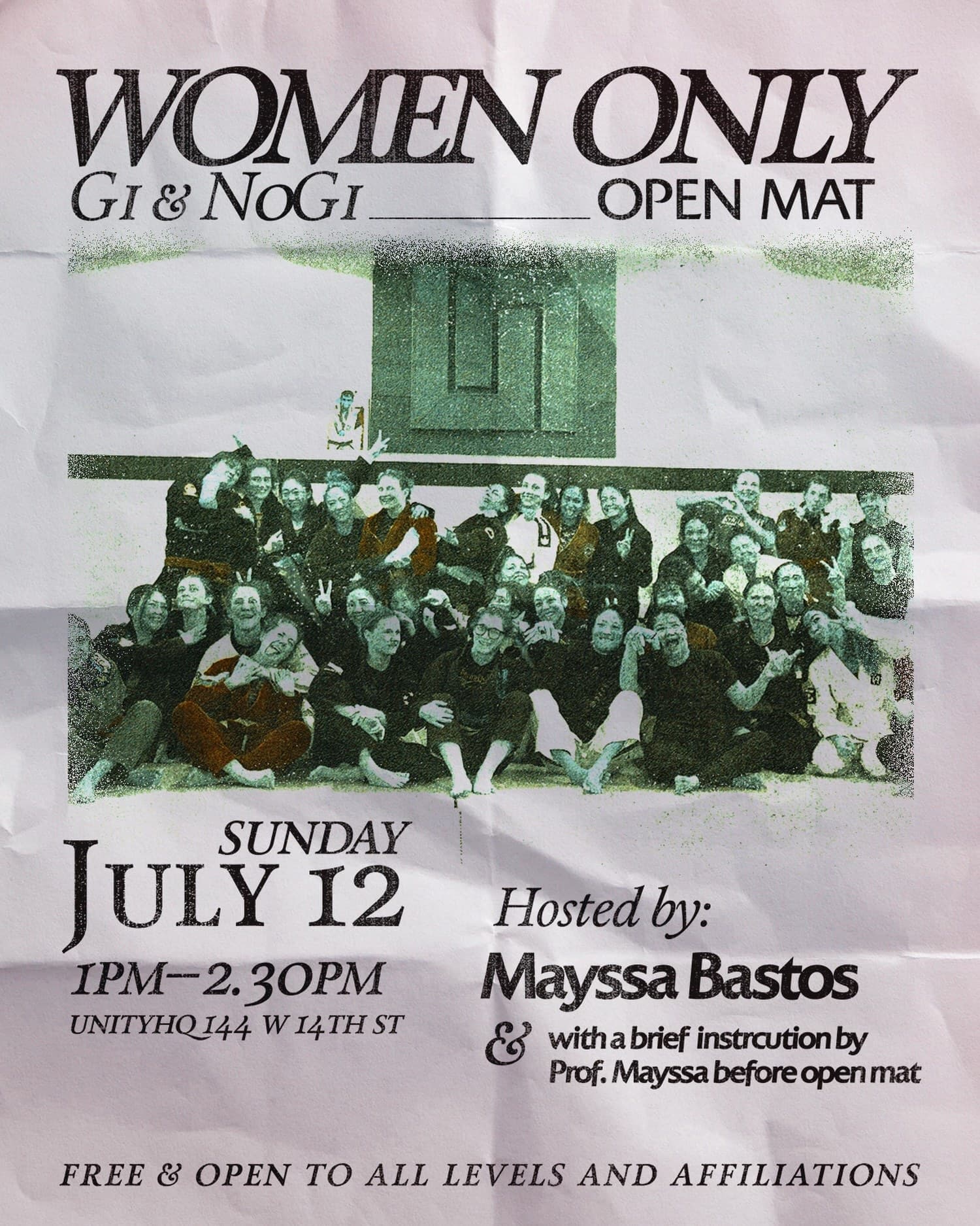 Unity Jiu Jitsu Women Only Open Mat