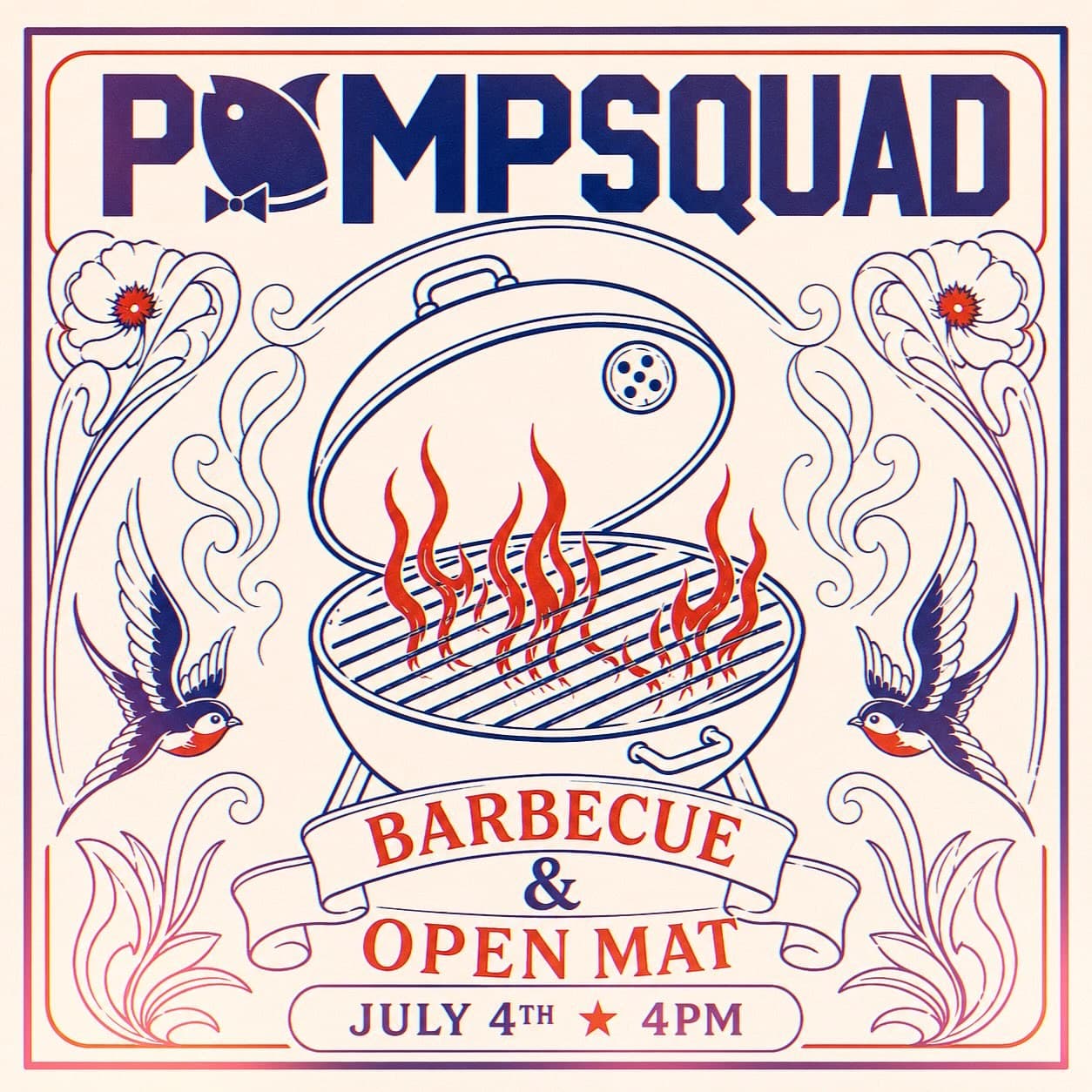 Pompsquad Barbecue and Open Mat