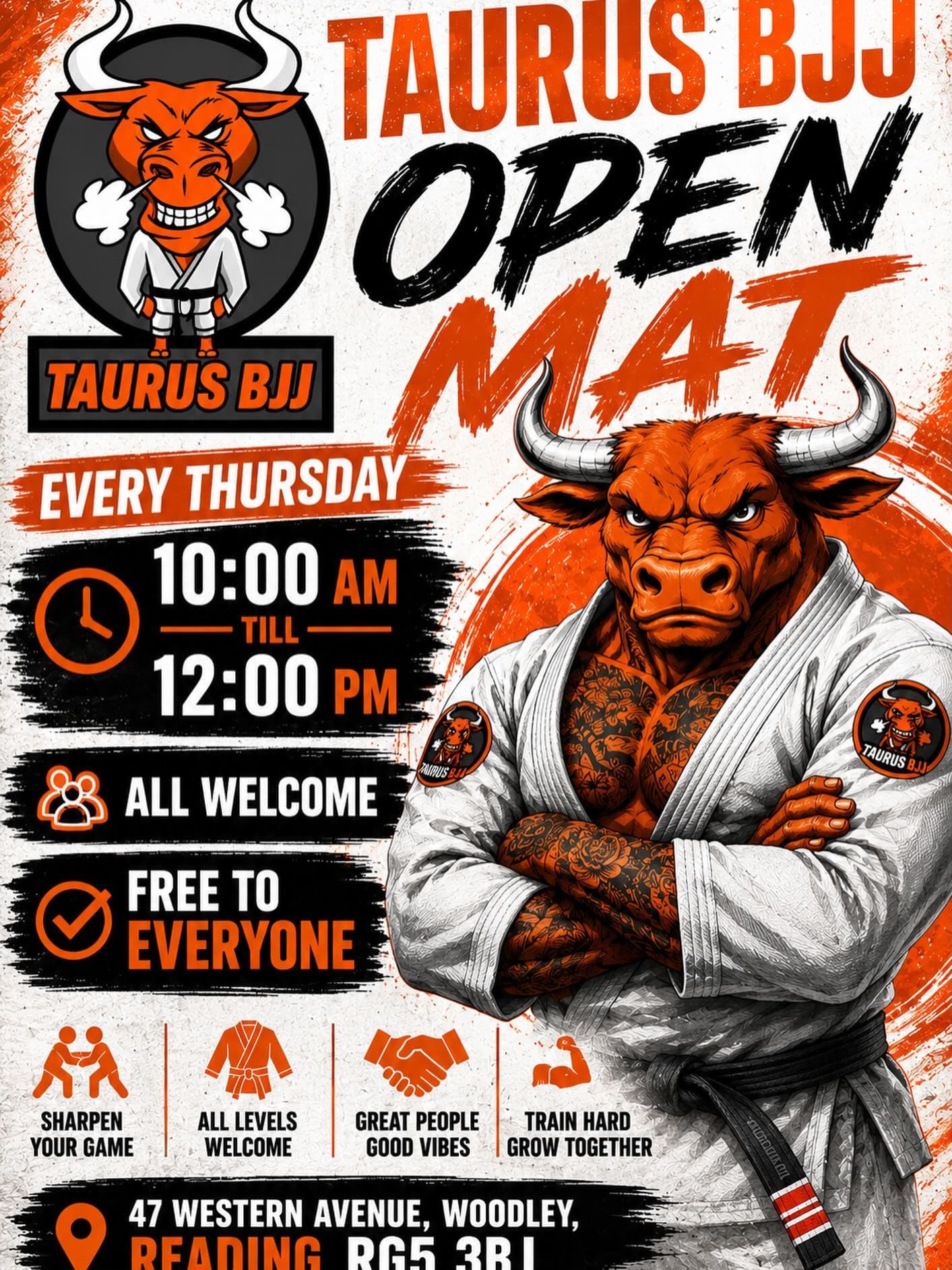 Taurus BJJ Thursday Open Mat