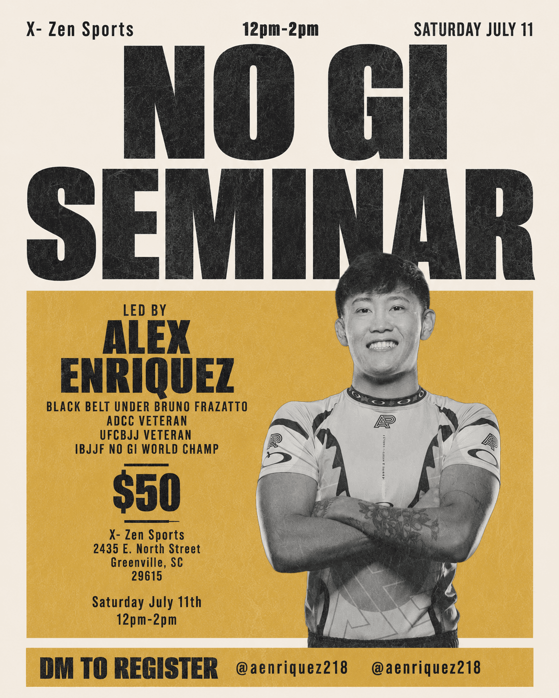Alex Enriquez No-Gi Seminar (X-Zen)