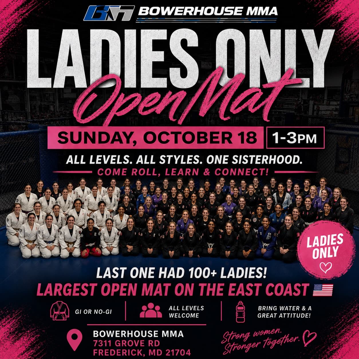 Ladies Only Open Mat at Bowerhouse MMA