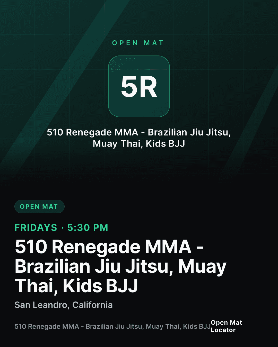 Friday Open Mat