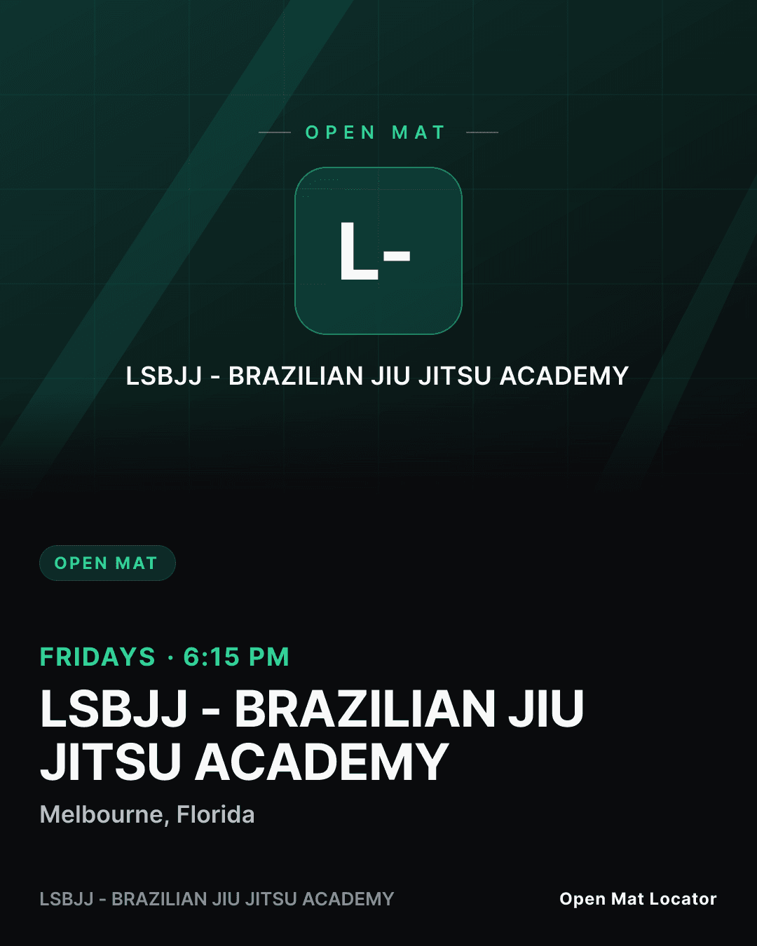 OPEN MAT NO GI