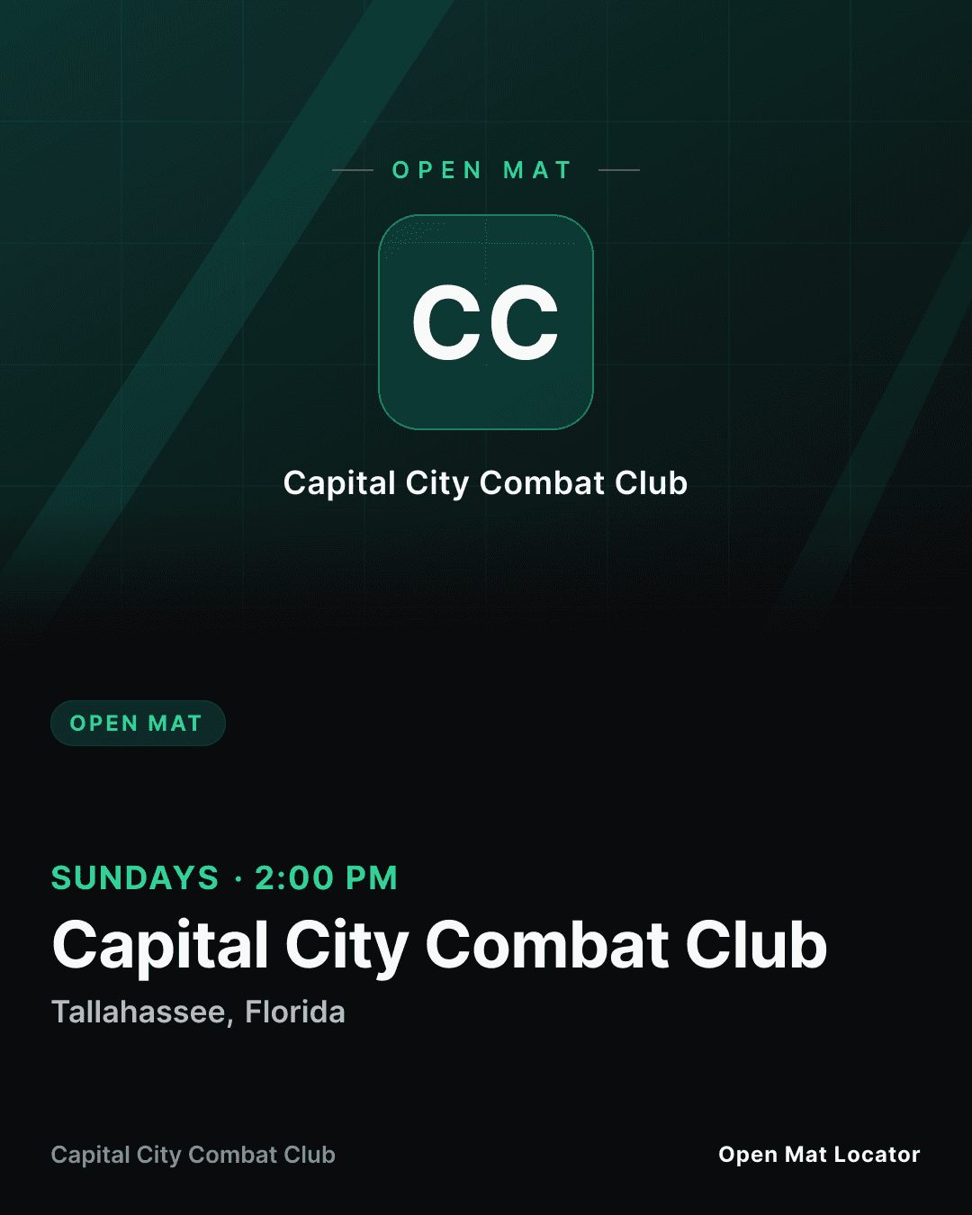 Capital City Combat Club Open Mat