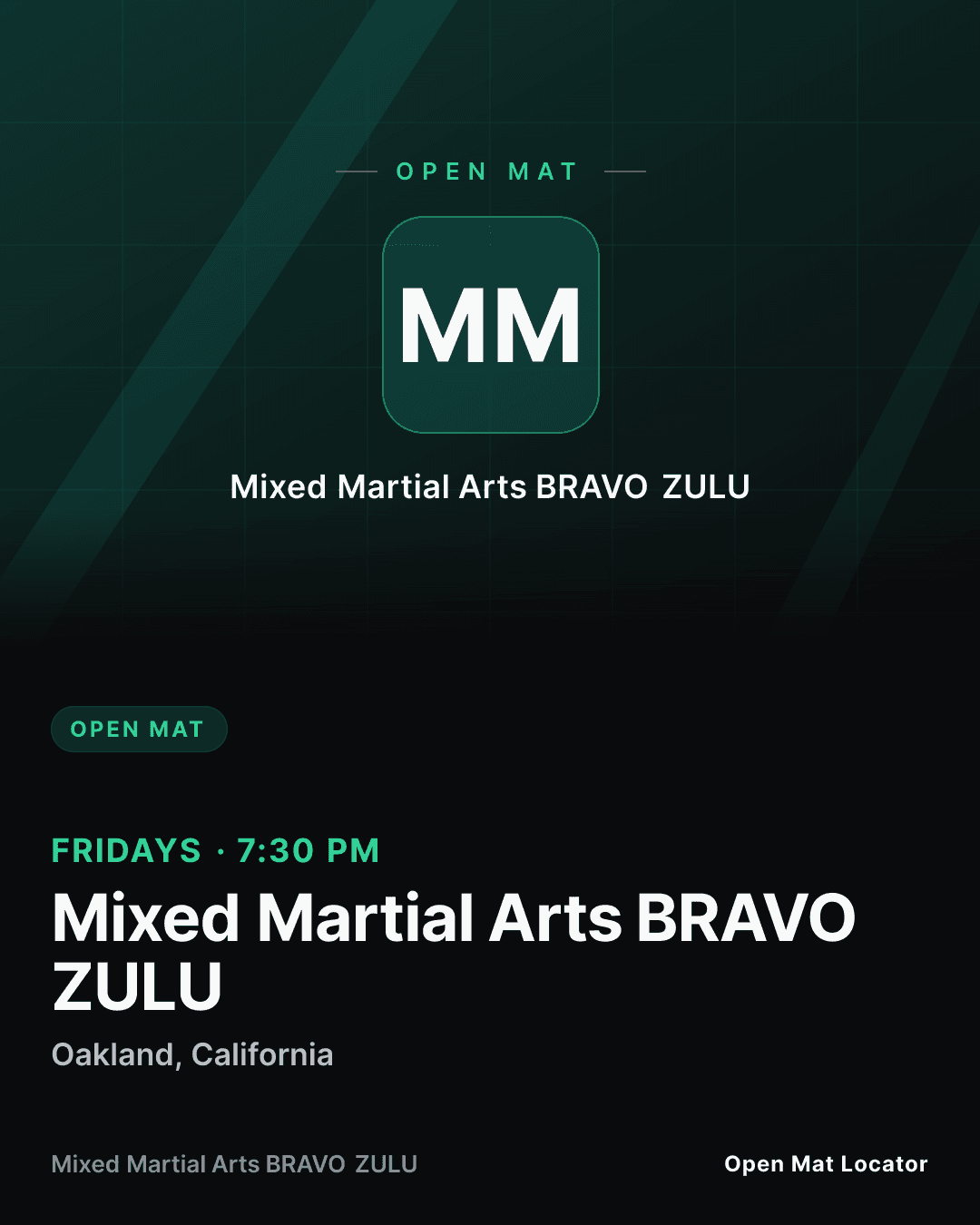 Friday Open Mat