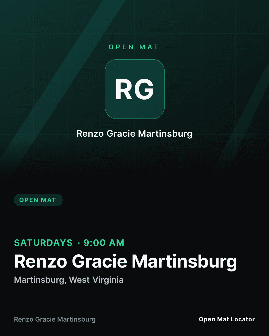 Renzo Gracie Martinsburg Open Mat