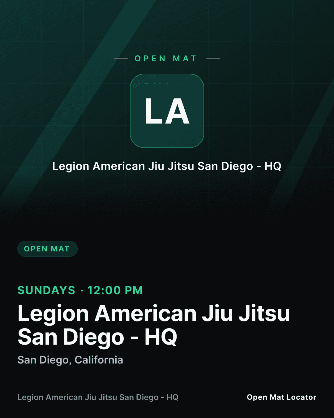 Open Mat