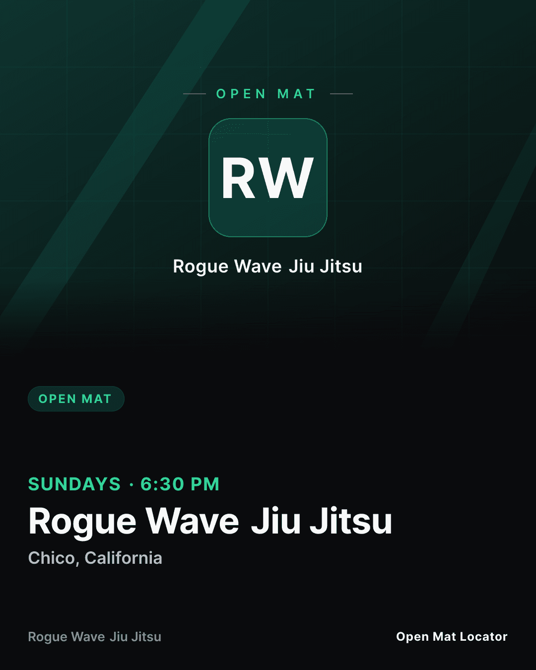 Rogue Wave Jiu Jitsu Open Mat