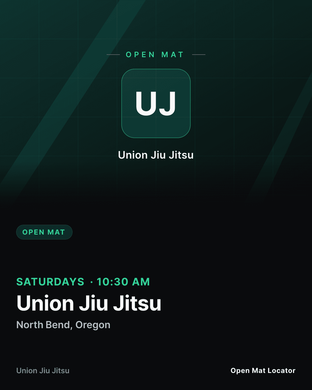 Union Jiu Jitsu Open Mat