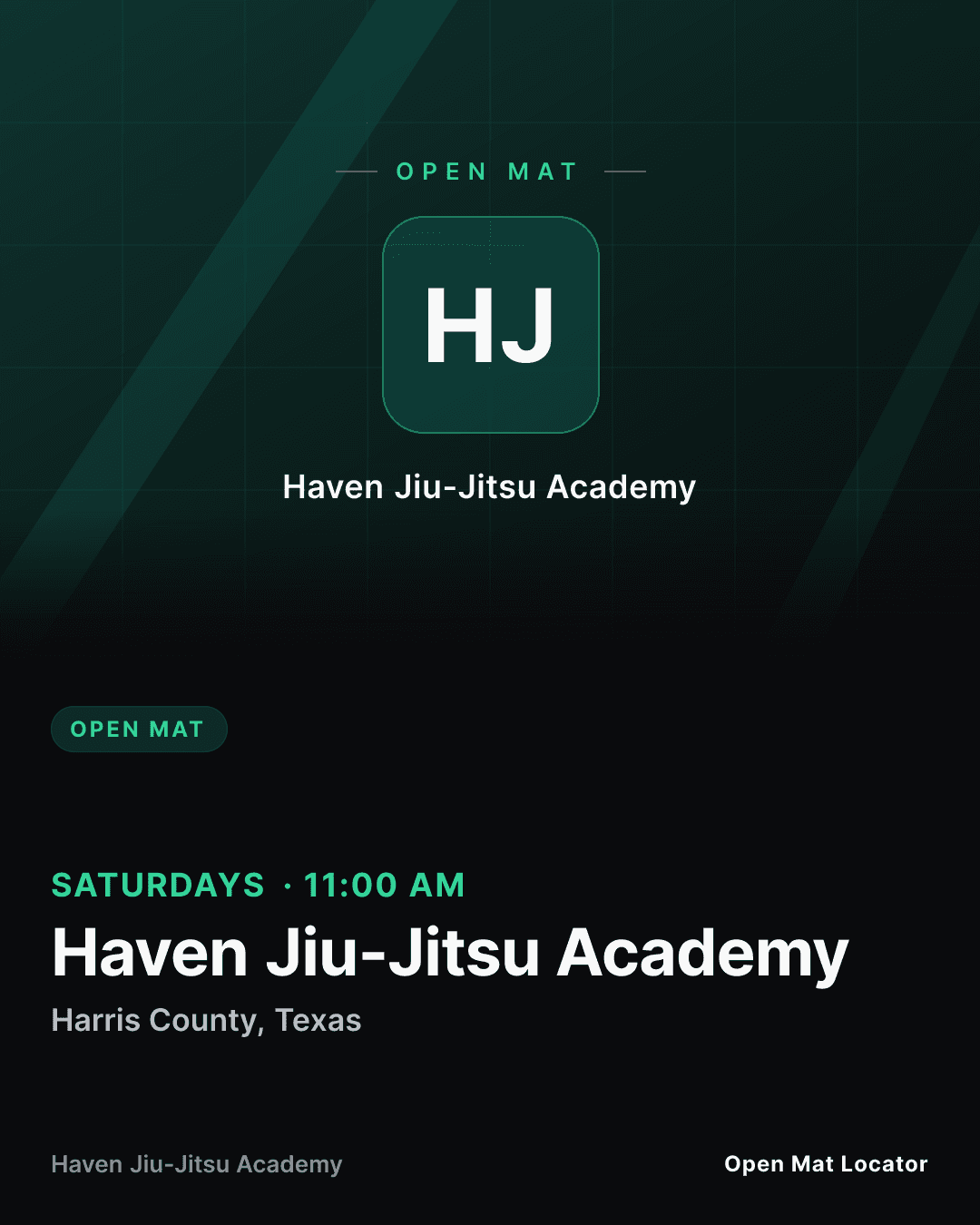 Haven Jiu-Jitsu Academy Open Mat