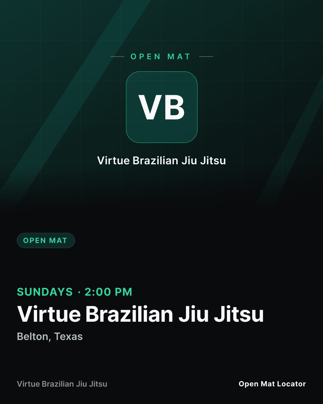 Virtue Brazilian Jiu Jitsu Open Mat