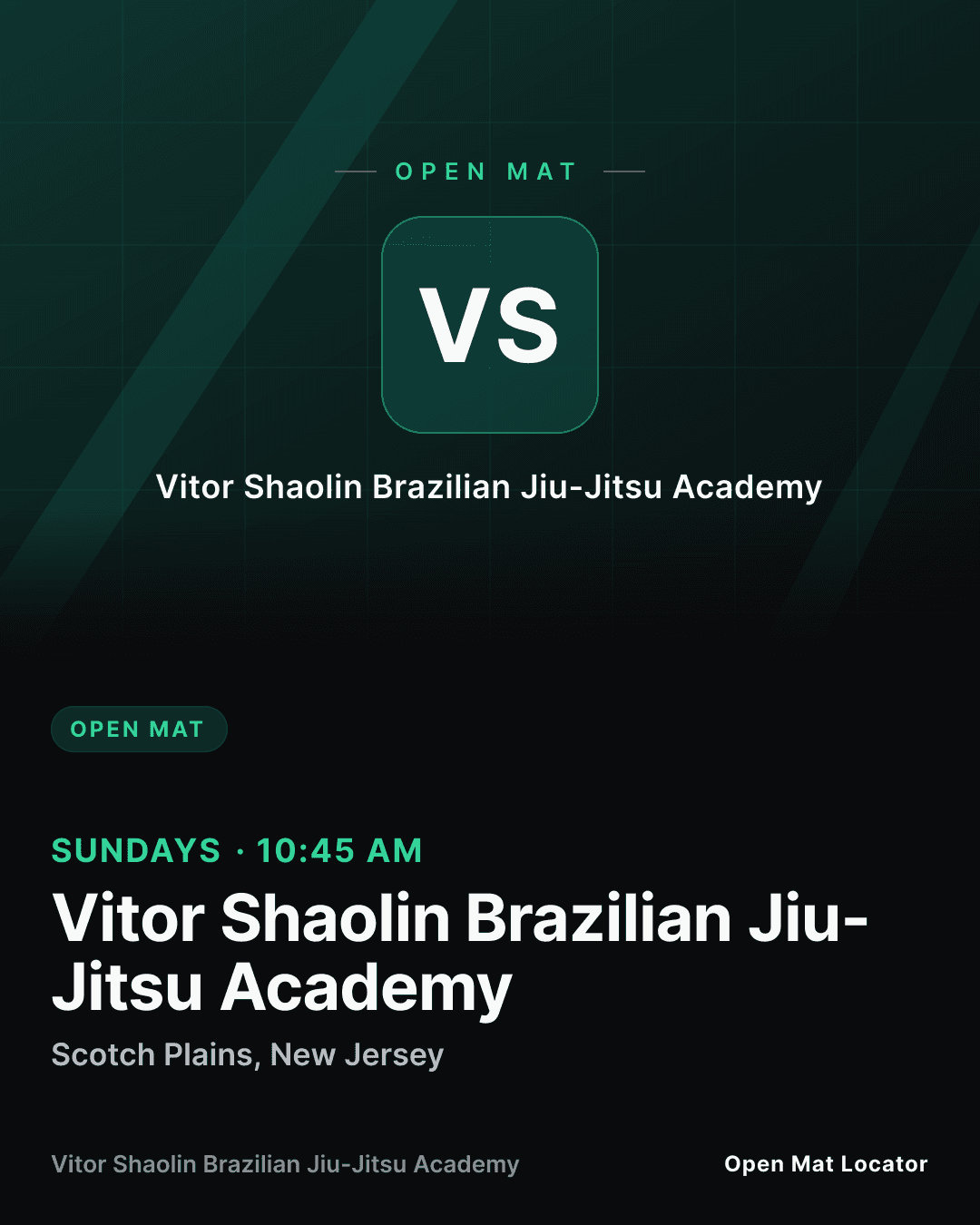 Vitor Shaolin Brazilian Jiu-Jitsu Academy Open Mat