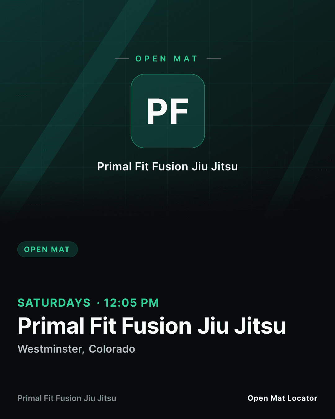Primal Fit Fusion Jiu Jitsu Open Mat