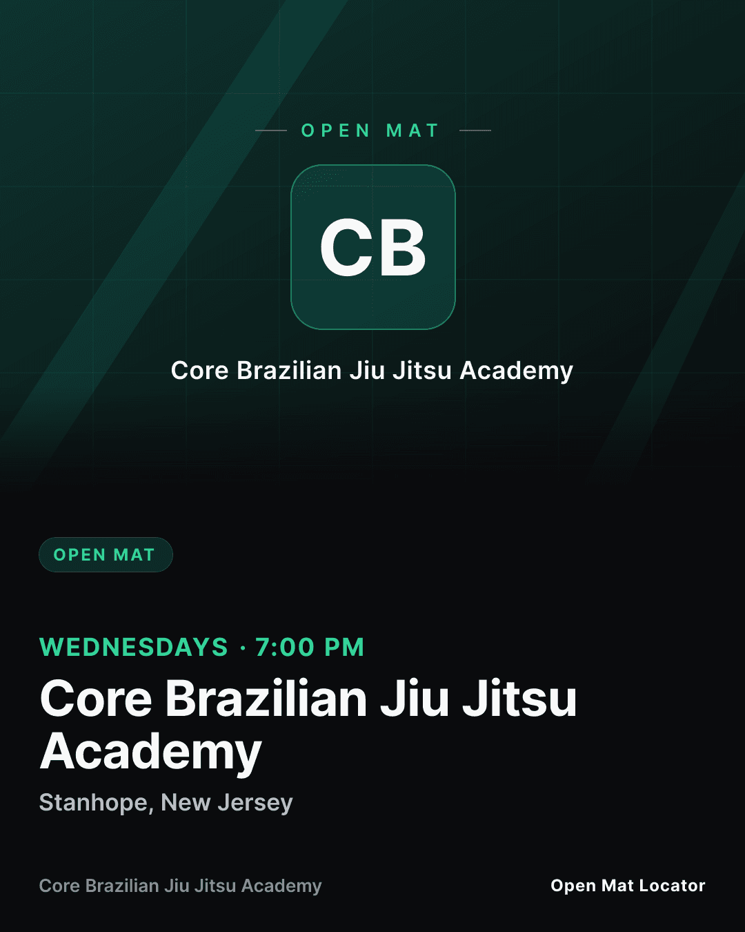 Core BJJ Monthly Open Mat