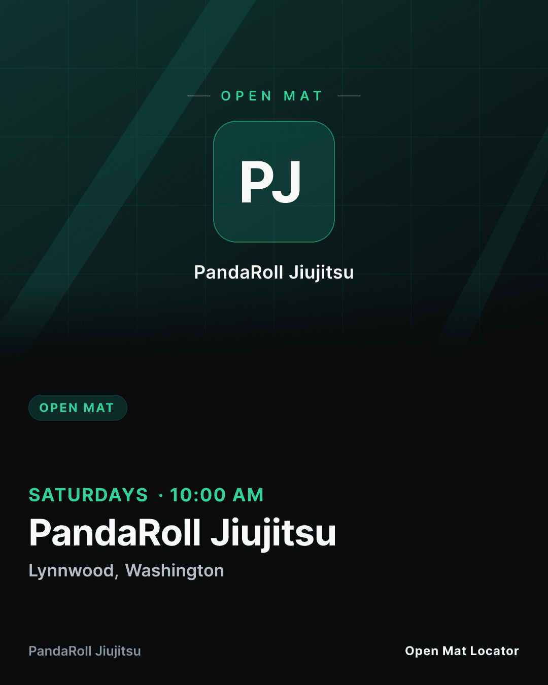 PandaRoll Jiujitsu Open Mat