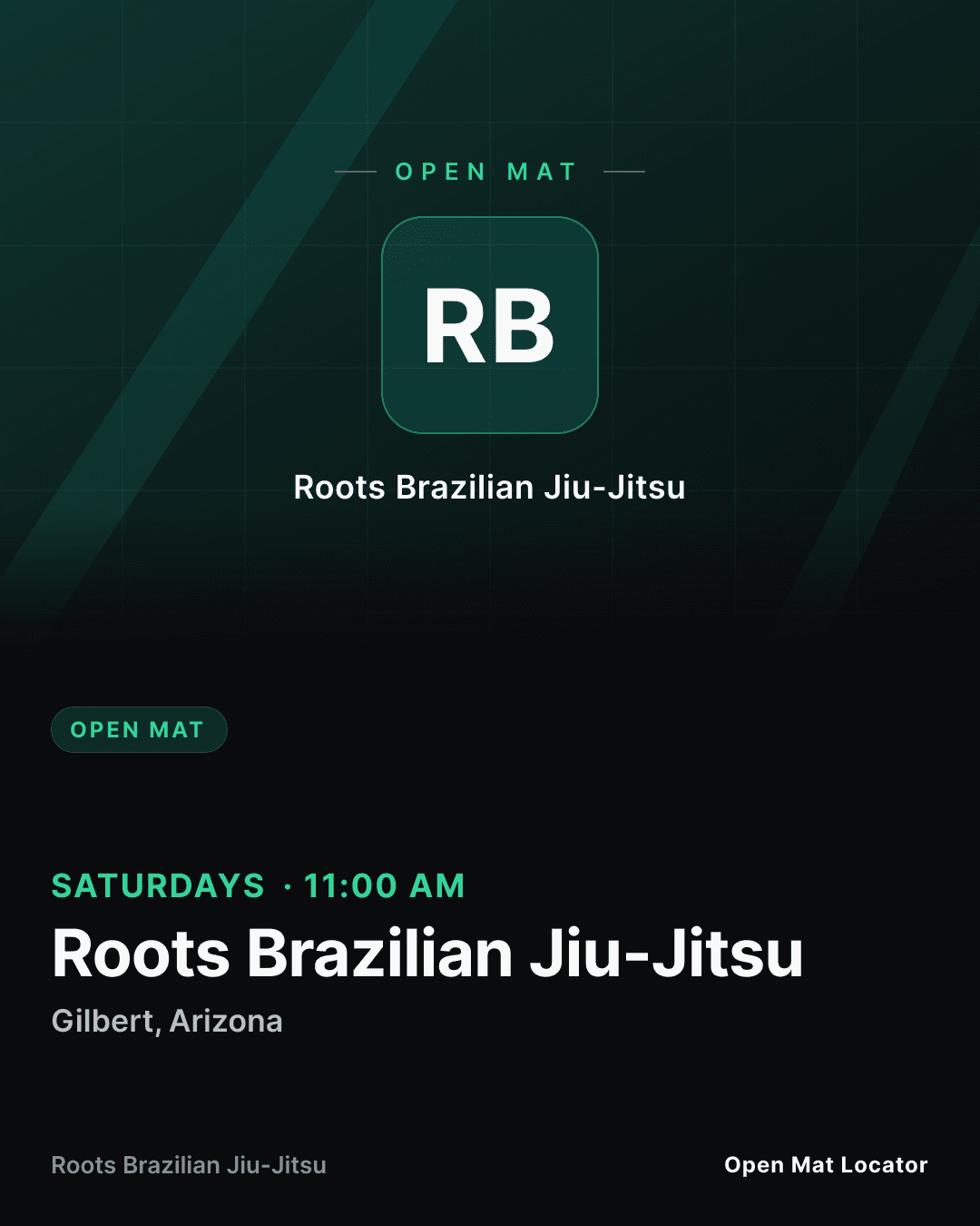 Roots Brazilian Jiu-Jitsu Open Mat