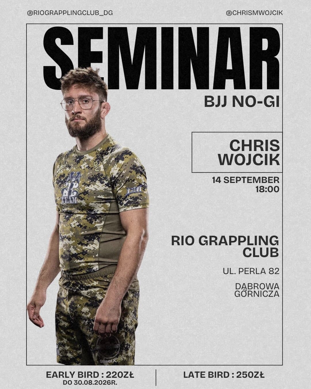 Chris Wojcik No-Gi Seminar