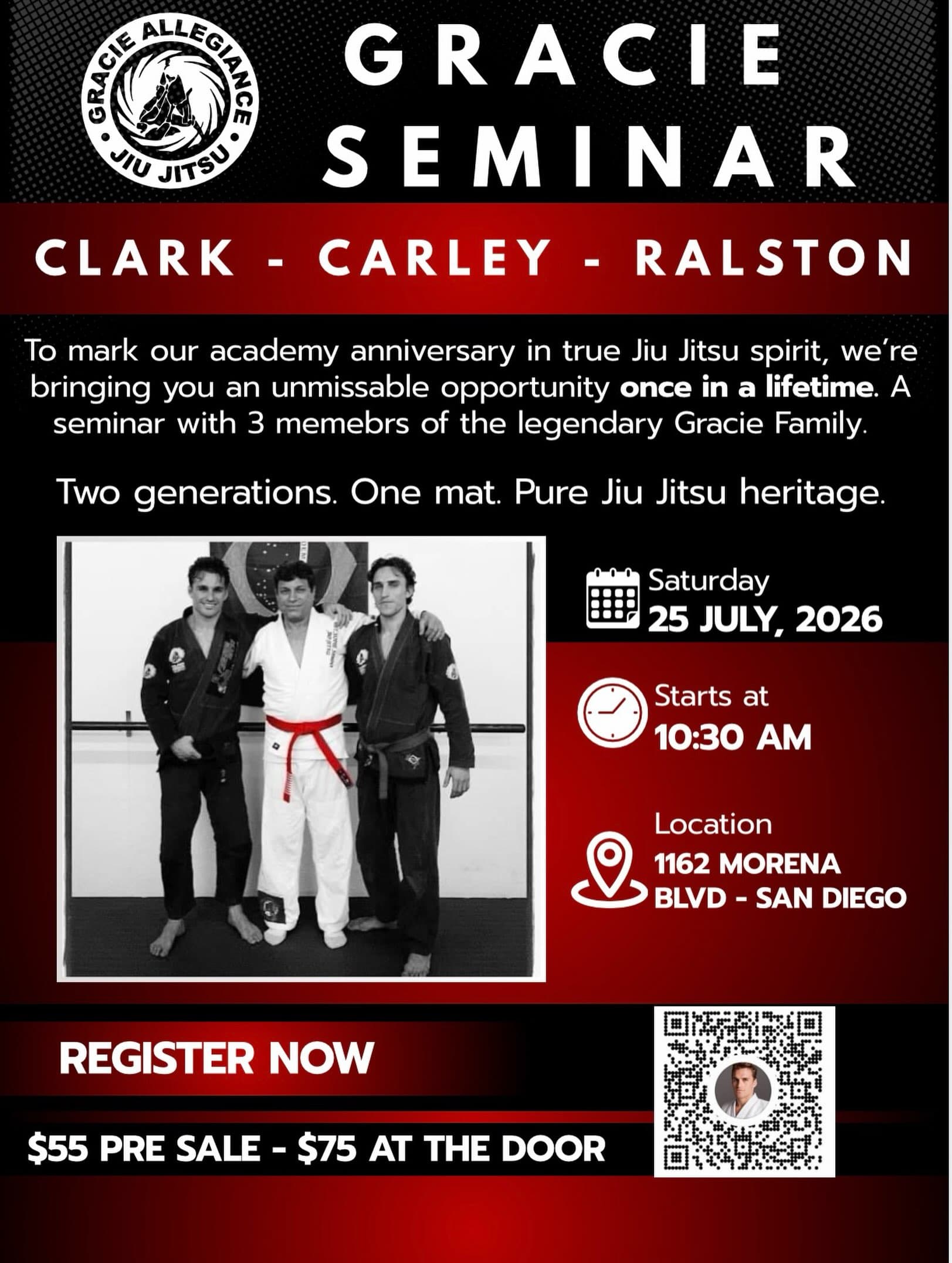 Gracie Seminar with Clark, Ralston & Carley Gracie