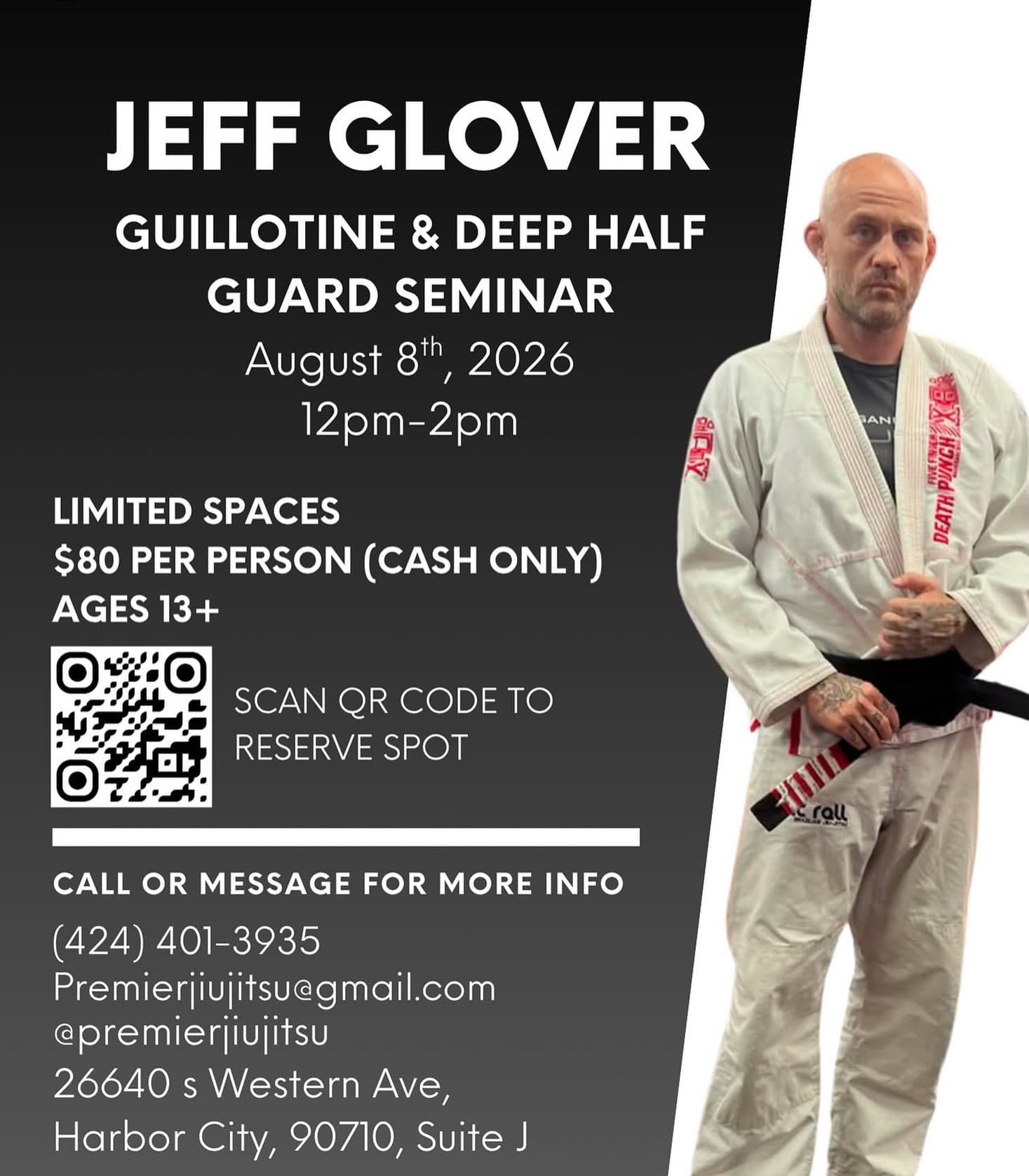 Jeff Glover Guillotine & Deep Half Guard Seminar