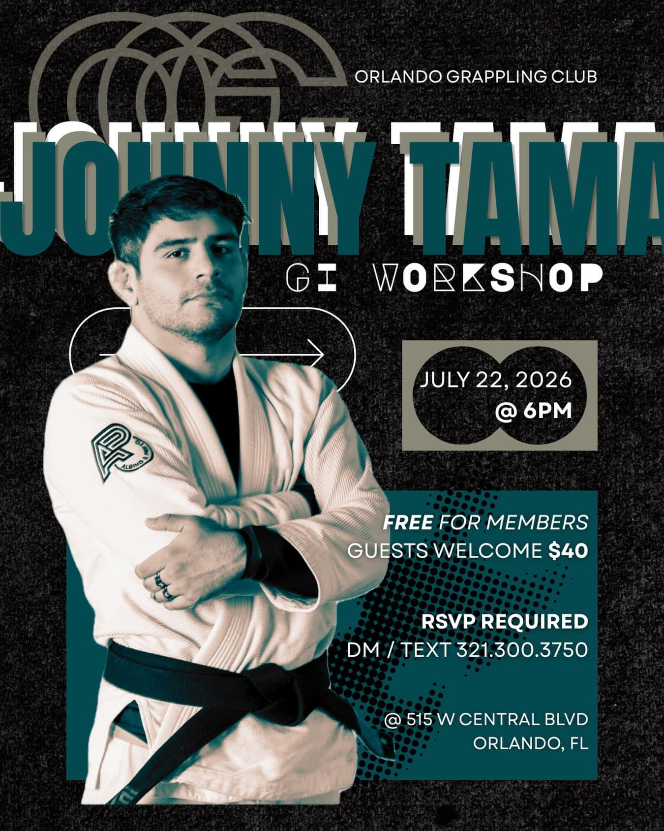 Johnny Tama Gi Workshop