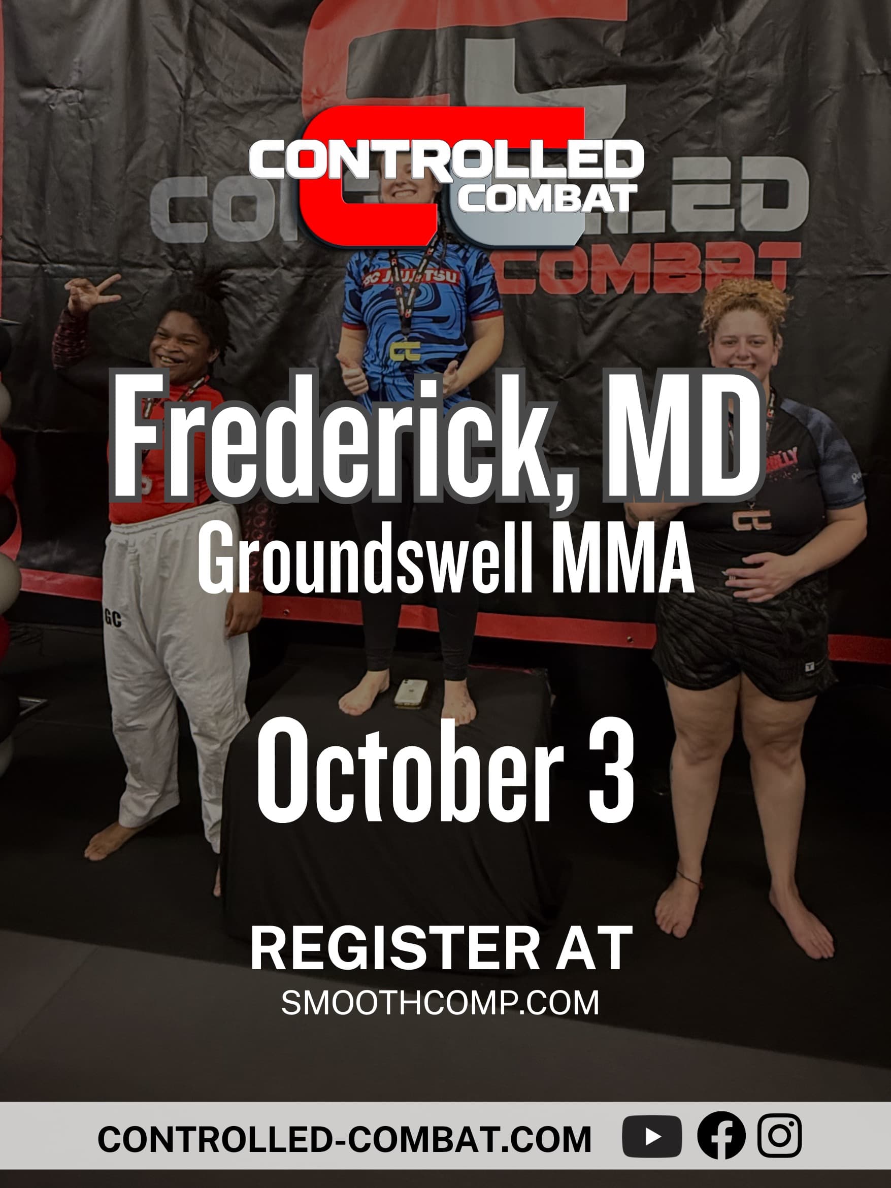Youth/Adult Jiu Jitsu Grappling | Controlled Combat October 2026