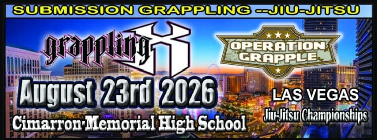 Grappling X 8/23/2026 Las Vegas Jiu Jitsu Championships, Las Vegas NV